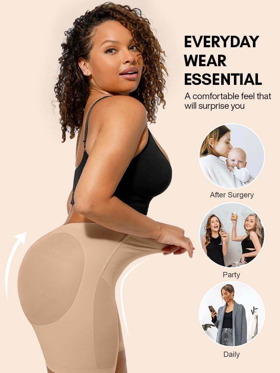 Low-Back Butt-Lifting Shorts with Tummy Control