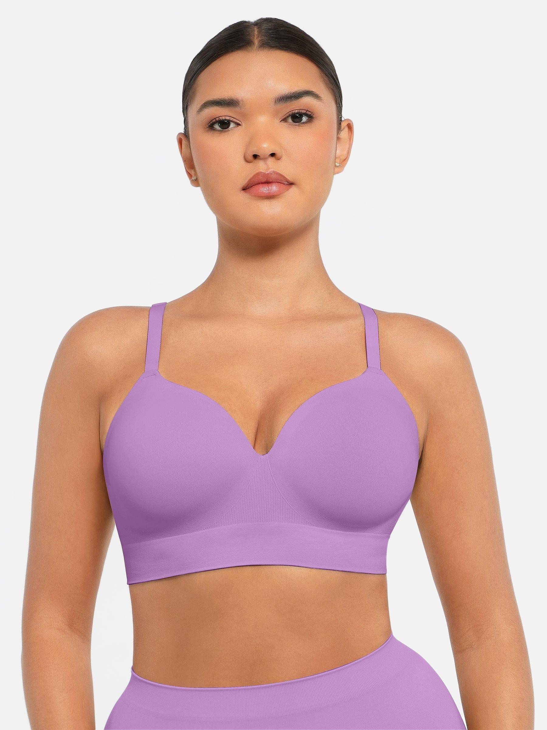 Seamless Wireless Bust Support Shaping Bra