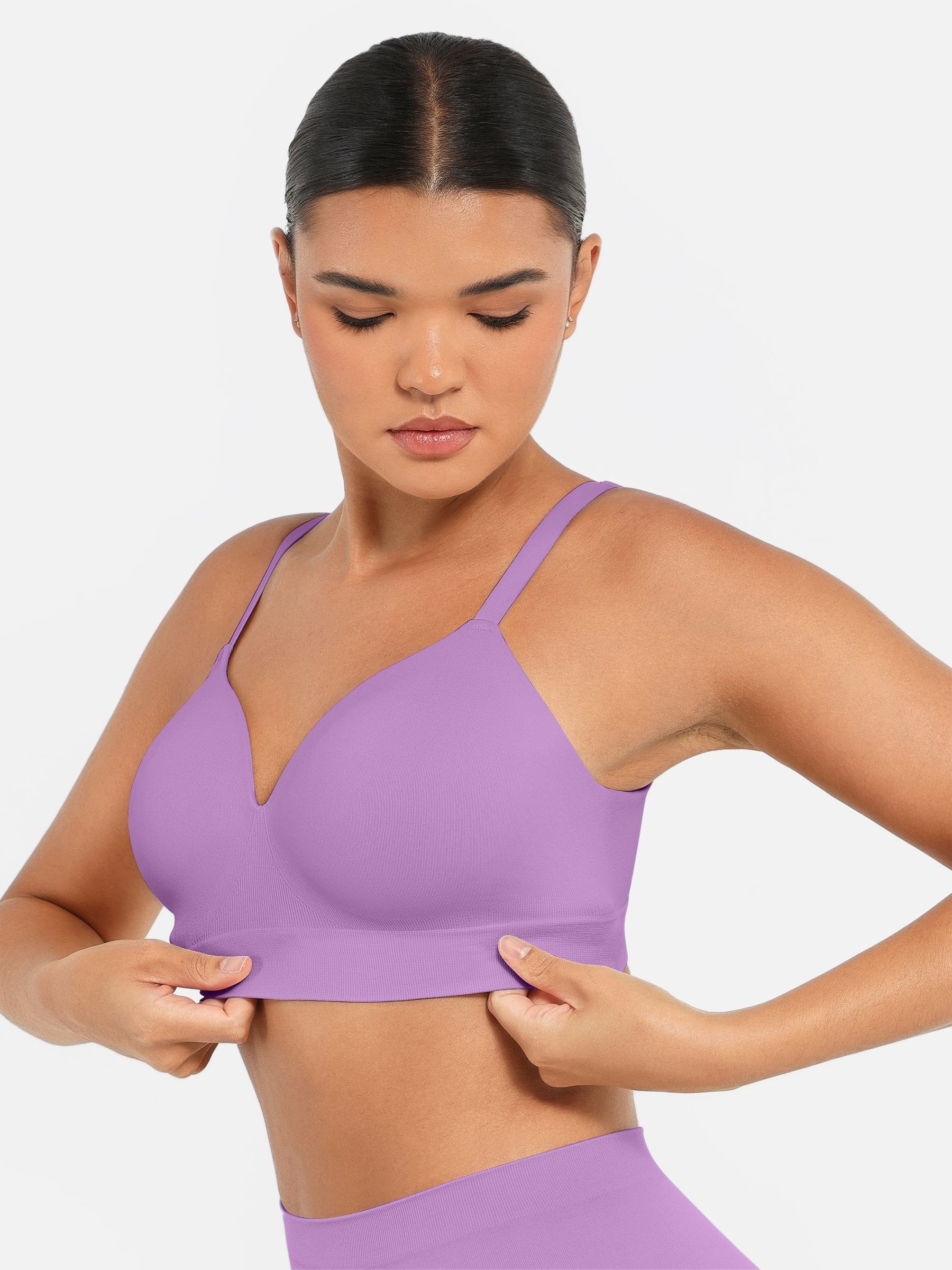 Seamless Wireless Bust Support Shaping Bra