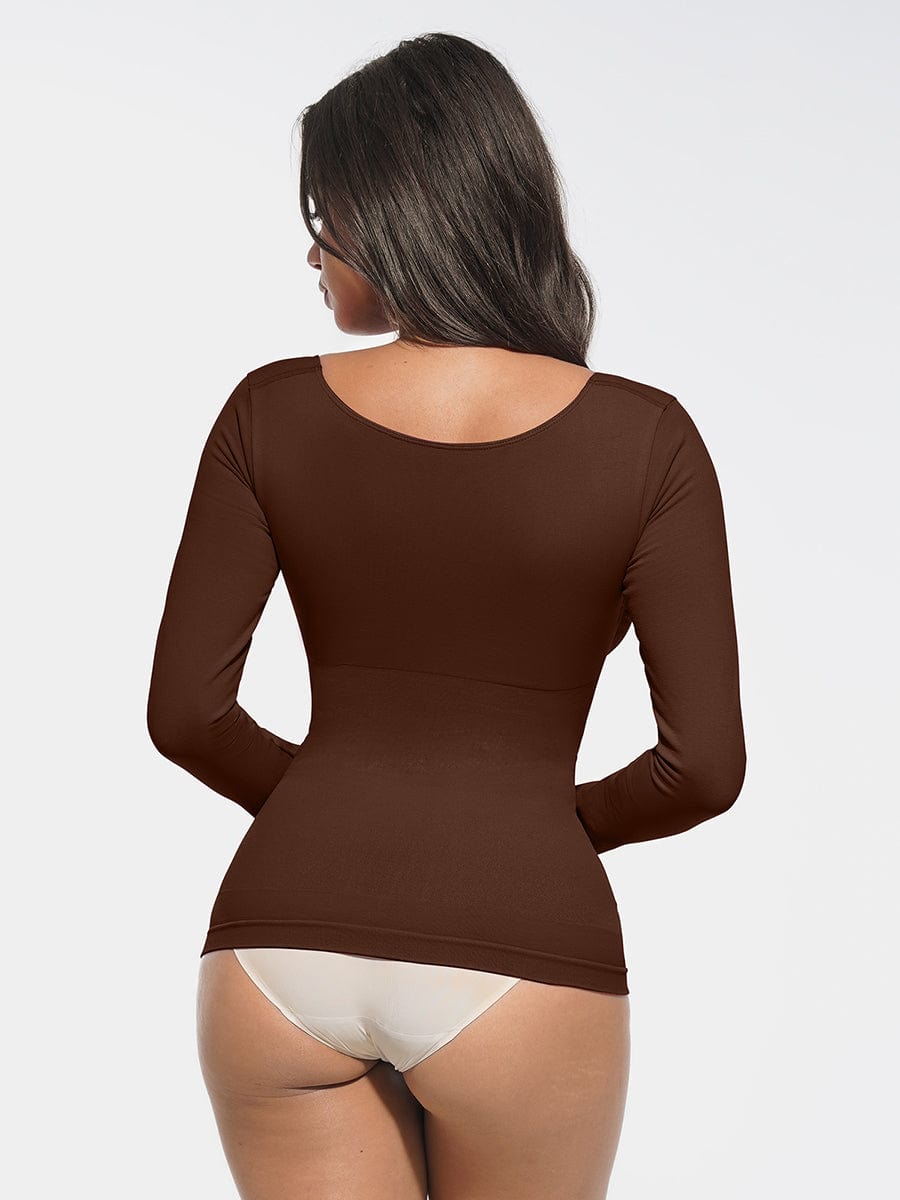 Waist & Tummy Control Shaping Long Sleeve