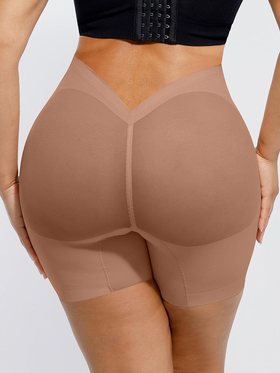Low-Back Butt-Lifting Shorts with Tummy Control