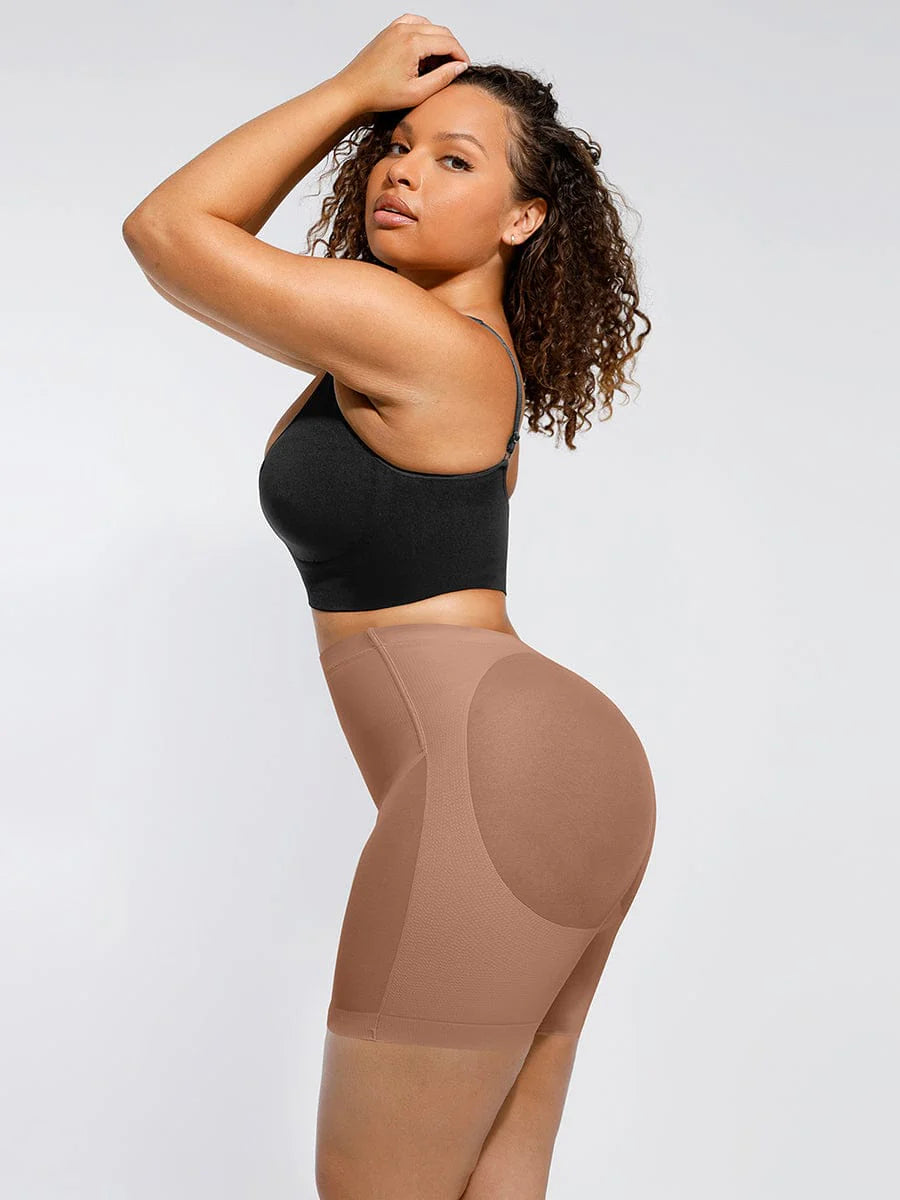 Low-Back Butt-Lifting Shorts with Tummy Control