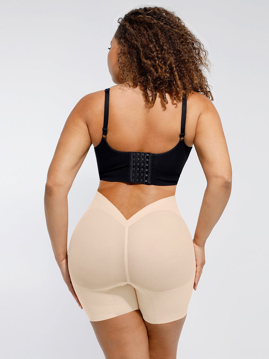 Low-Back Butt-Lifting Shorts with Tummy Control
