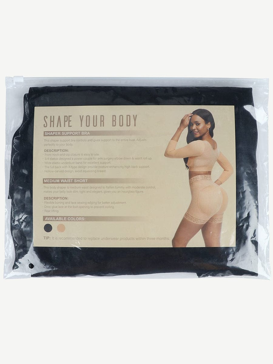 Fix ShapeWear Good High Waist Lace Butt Enhancer Panty Curve Smoothing