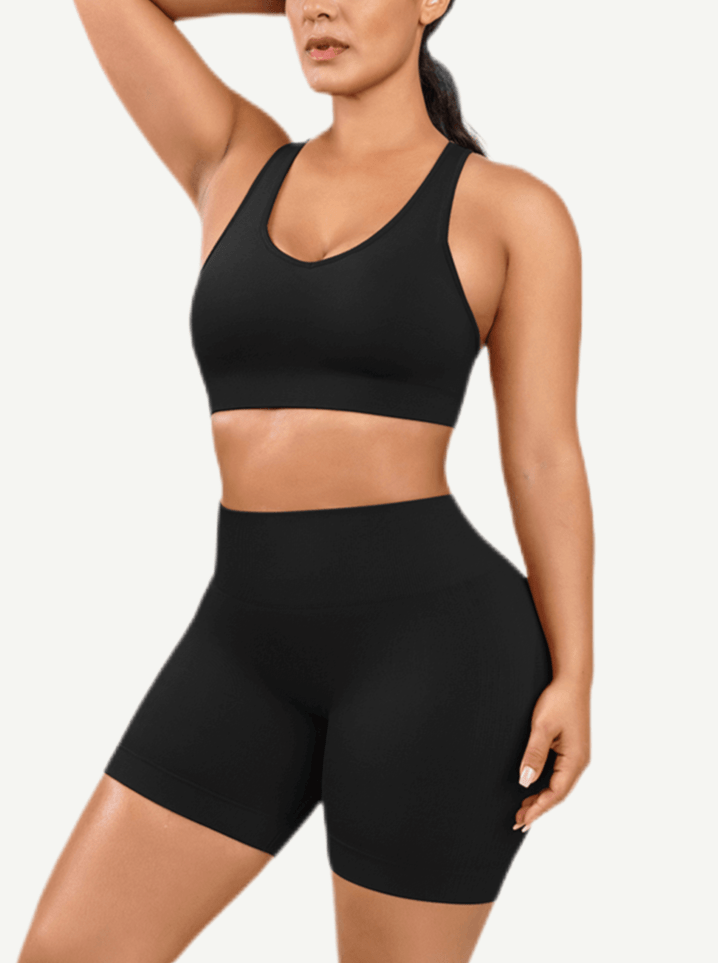 Wholesale 🌿Eco-friendly Sexy V Neck Seamless Sportswear