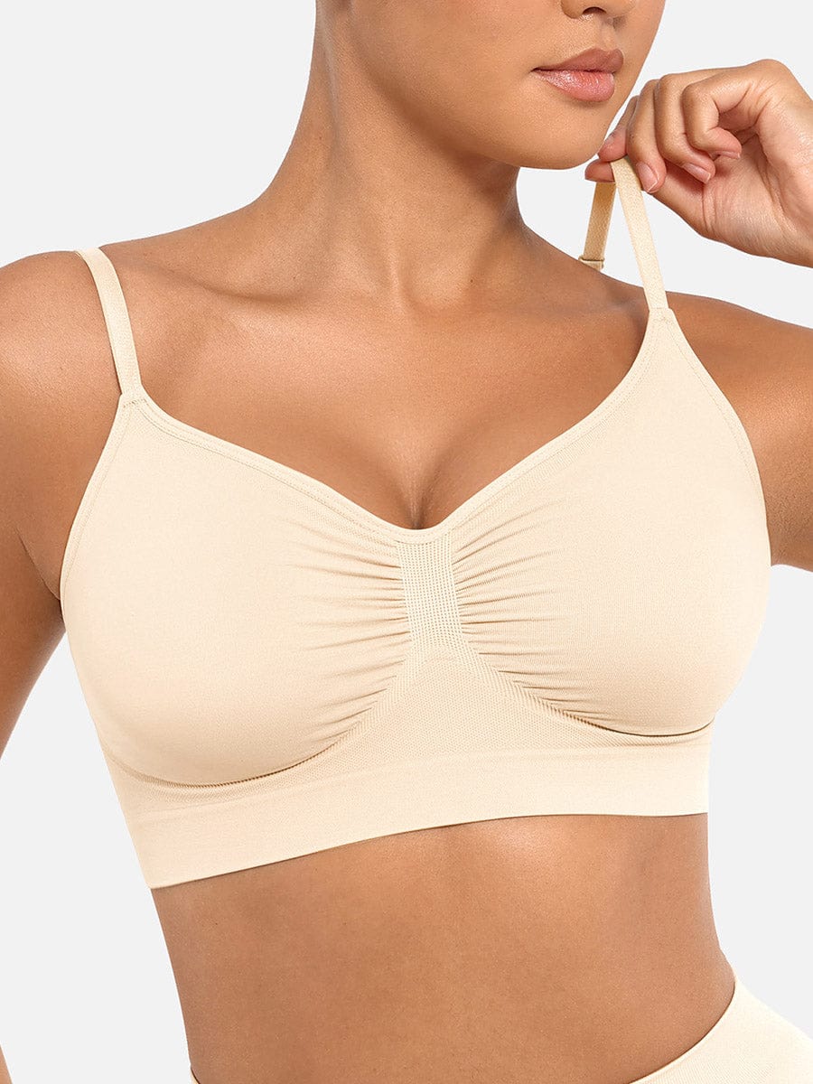 Comfort Wireless Bra with Adjustable Straps