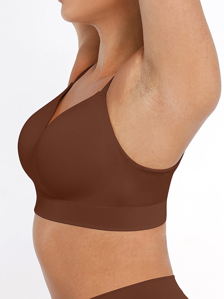Seamless Wireless Bust Support Shaping Bra