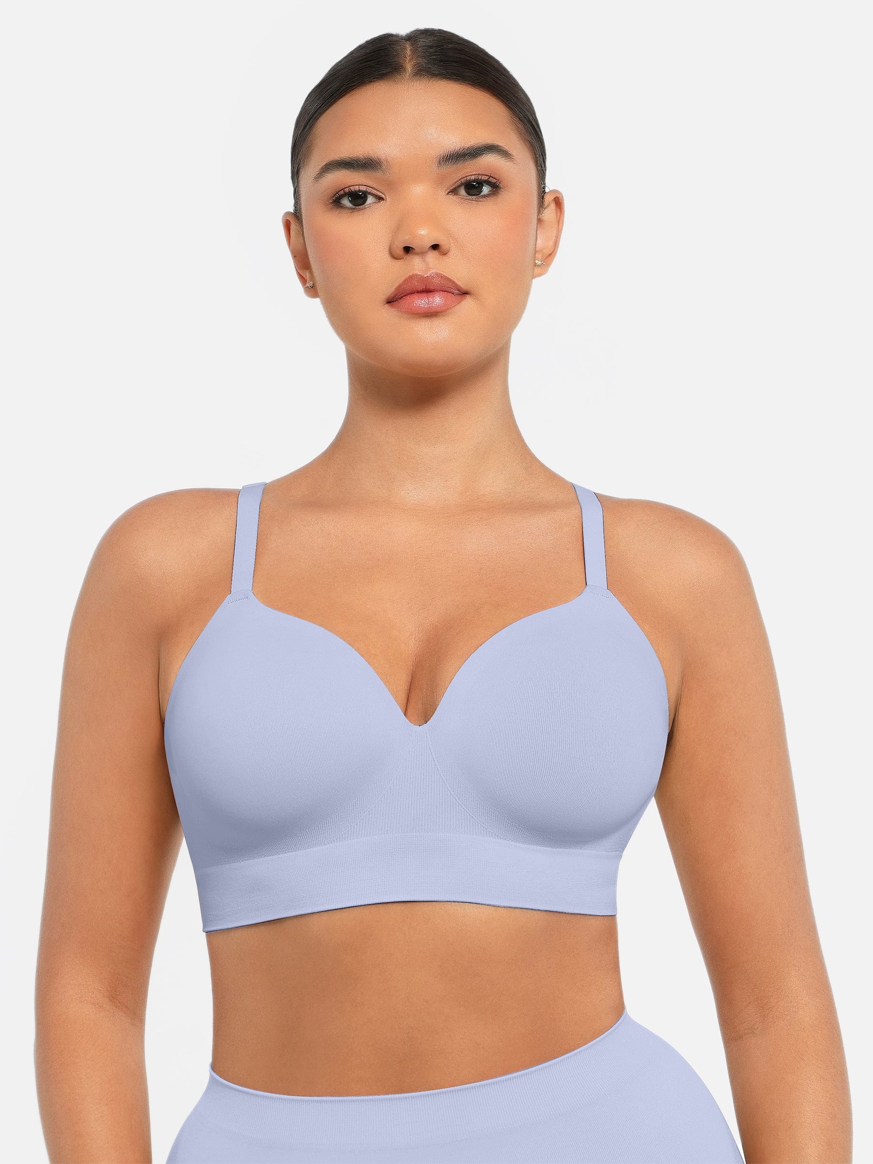 Seamless Wireless Bust Support Shaping Bra
