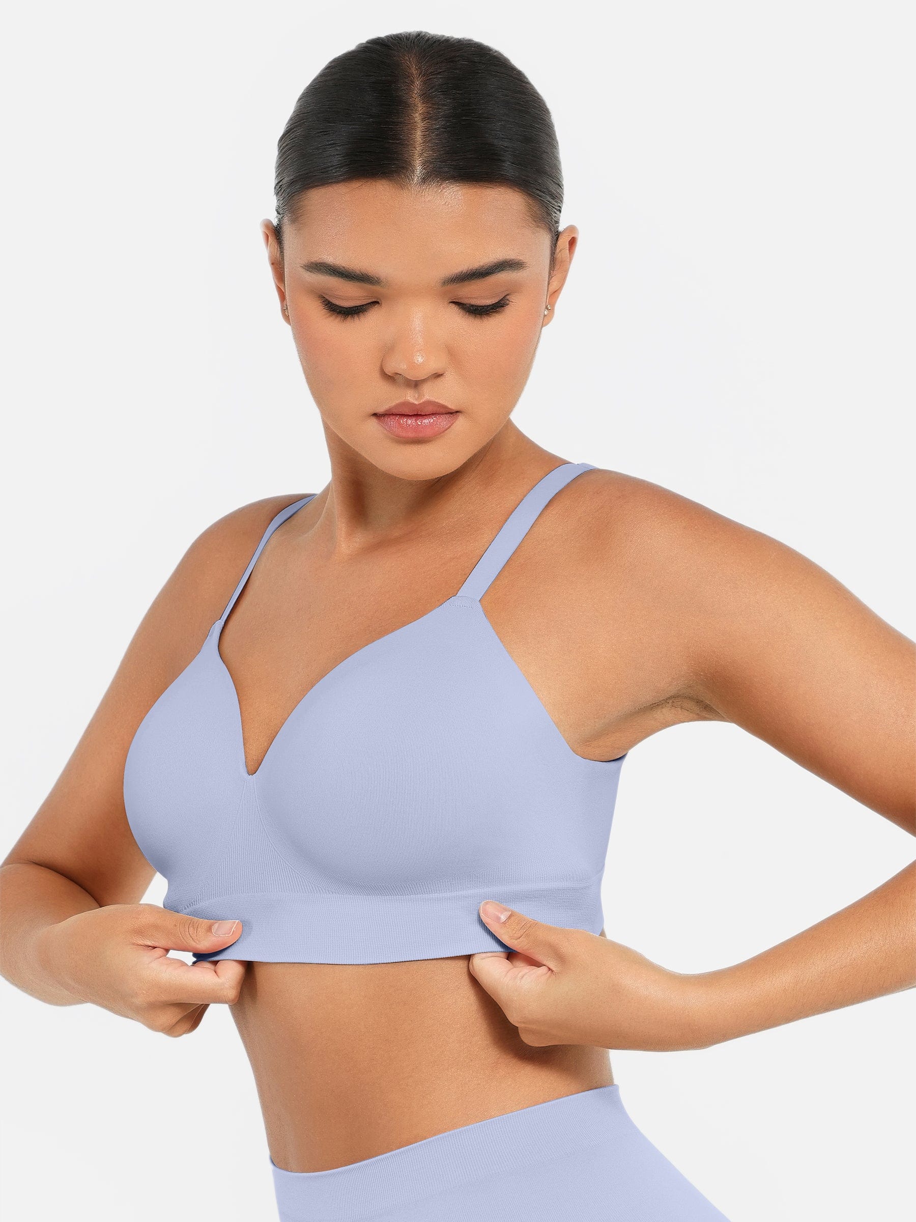 Seamless Wireless Bust Support Shaping Bra