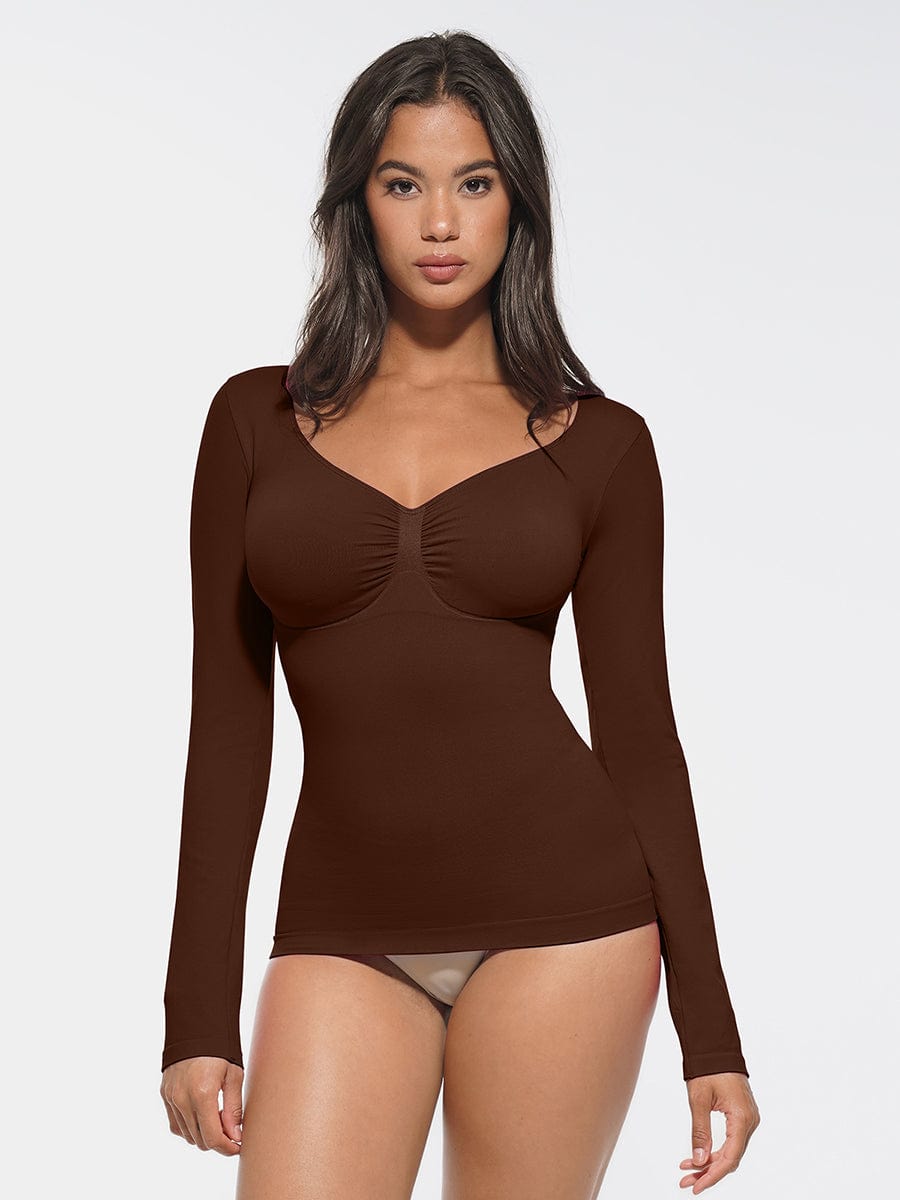 Waist & Tummy Control Shaping Long Sleeve